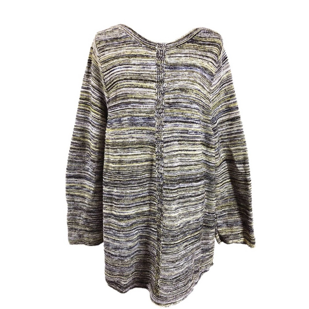 J. Jill Womans XL Oversized Long Variegate Sweater